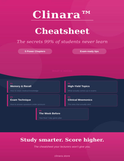 Clinara™ Cheatsheet E-book
